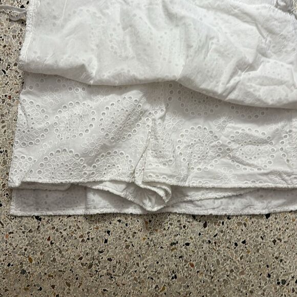 Lilly Pulitzer White Eyelet Ruffle Mini Dress - Picture 6 of 10